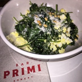 Gluten-free kale salad from Bar Primi